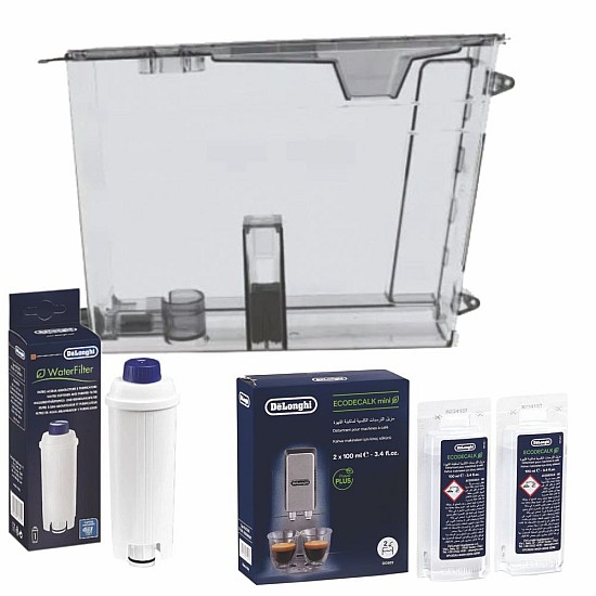 Delonghi Onderhoudsset Koffiemachine Waterreservoir + Waterfilter + Ontkalker AS00007802